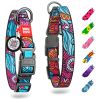 Nylon Dog Collar 31-49 cm Neck Adjustable Dog Collar for Large Small & Medium Dogs Breakaway Puppy Collars for Large Breed Dogs Boy & Girl Dog Collars