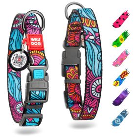 Nylon Dog Collar 31-49 cm Neck Adjustable Dog Collar for Large Small & Medium Dogs Breakaway Puppy Collars for Large Breed Dogs Boy & Girl Dog Collars