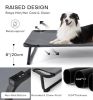 Outdoor Elevated Dog Bed for Large Dogs - Cooling Raised Pet Cot with Skid-Resistant Feet, Tool-Free Setup, Chew-Resistant Frame