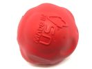 Asteroid Rubber Dog Chew Toy for Heavy Chewers | Red Retrieving Toy | USA Made