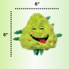 My Name is Bud, Funny Squeaky Weed Dog Toy, Cute Stuffed Parody Pot Nug, Cool Plush 420 Novelty Gift for Pets & Their Owners, Sized for Puppies & Smal