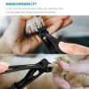 Ultra Wide Jaw Opening Nail Clippers Set, Toenail Clippers for Thick Nails, Heavy Duty Nail Cutter, Stainless Steel Toe Nail Clippers for Seniors, Men