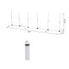 Sturdy Dog Weaves Poles Pet Speed and Agility Equipment Dogs Obstacle Outdoor w/ Storage Bag
