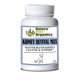 Kidney Revival Max Master Blend Kidney Cleanse & Support Capsules* Adult & Senior Dogs (Size: DOG 90 Caps - 500 mg.)
