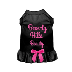 Beverly Hills Beauty Dog Dress (Color: Black, Size: X Large)