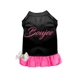 Boujee (Color: BLACK WITH PINK BOTTOM, Size: medium)