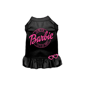 Come On Barbie Party Dog Dress (Color: White, Size: XL)