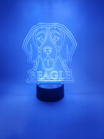 LED Lamp | Dog Light | Gifts for Pet Parents (Option: Beagle)