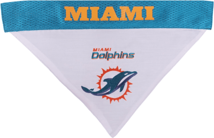 Miami Dolphins Reversible Bandana (Size: S-M)