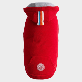 GF Pet Elasto-Fit Urban Dog Hoodie (Color: Red, Size: 2XL)