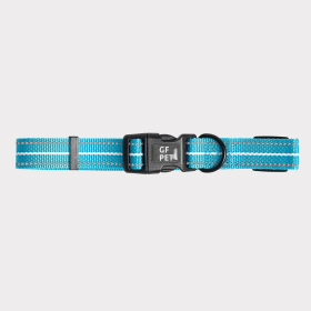 GF Pet  Reflective Collar (Color: Neon Blue, Size: small)