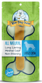 Yeti Dog Chew (Color: Yellow, Size: large)