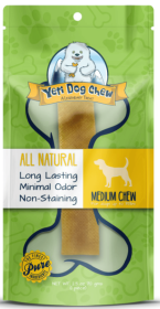 Yeti Dog Chew (Color: Yellow, Size: medium)