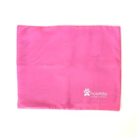 Chillz Gel Mat Cover (Color: Pink, Size: medium)