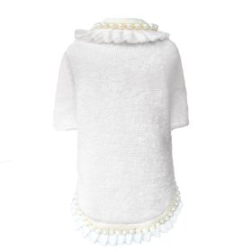 Dream Pearls Dog Sweater (Color: Ivory, Size: XXS)