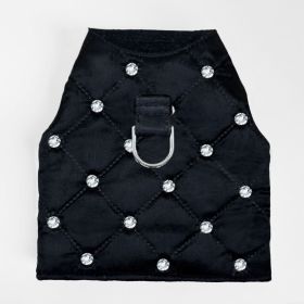 Glamour Baby Dog Harness (Color: Caviar, Size: XS)