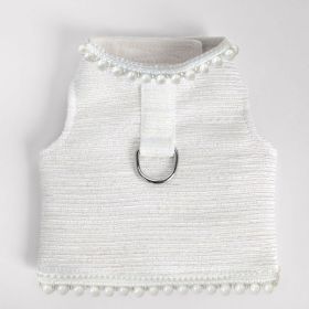 Isabella Dog Harness (Color: Ivory, Size: SM)