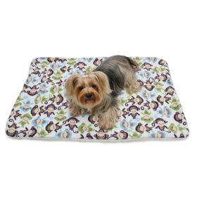 Ultra Soft Minky/Plush Blanket (Option: Monkey)
