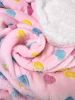 Ultra Plush Colorful Hearts Blanket