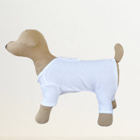 Sweet Dreams Dog Pajamas (Color: White, Size: XS)