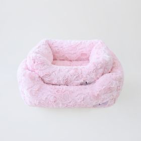 Bella Dog Bed (Color: Baby Pink, Size: LG)