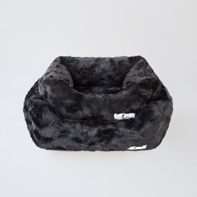 Bella Dog Bed (Color: Black, Size: LG)