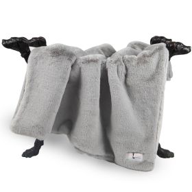 Divine Plus Dog Blankets (Color: Dove Grey, Size: Throw)