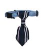 Adjustable Stripe Dog Cat Neck Tie Decorative Gentleman Dog Collar 6-11 Inches