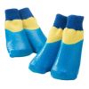 4 Pcs Dog Knitted Socks Pet Leg Socks Teddy Small Dog Waterproof Coated Socks Scratch Proof Protective Socks