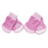 4 Pcs Knitted Dogs Socks Cat Socks Cute Pet Socks Dog Paw Protection for Puppy Indoor Wear