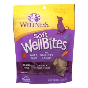 Wellness Soft Wellbites Recipe Natural Dog Treats - Case Of 8 - 6 Oz (Option: Chicken & Venison)