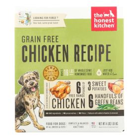 The Honest Kitchen Force - Grain Free Chicken Dog Food (Size: 4 Lb)