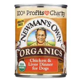 Newman's Own Organics Dog Food Can - Case Of (Option: Chicken & Liver, Size: 12 - 12.7 Oz)