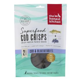 The Honest Kitchen - Dog Trt Crisp Cod - Case Of 6-3 Oz (Option: Blueberry)