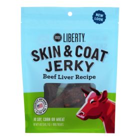 Bixbi - Jerky Skin & Coat - Case Of 6-5 Oz (Option: Beef Liver)