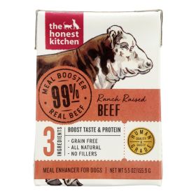 The Honest Kitchen - Dog Fd Meal Boost 99% - Case Of 12-5.5 Oz (Option: Beef)