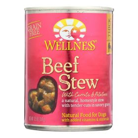 Wellness Pet Products Dog Food - Case Of 12 - 12.5 Oz. (Option: Beef With Carrots & Potatoes)