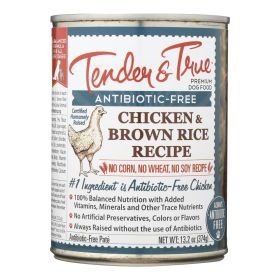 Tender & True Dog Food (Option: Chicken & Brown Rice, Size: 12 - 13.2 Oz)
