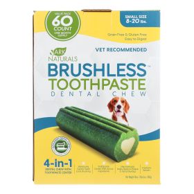 Ark Naturals - Brushless Toothpaste Dental Chew (Option: Small (60 Count))