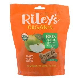 Riley's Organics Organic Dog Treats, Recipe - Case Of 6 - 5 Oz (Option: Apple, Size: large)