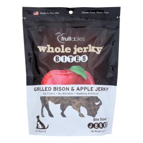 Fruitables - Dog Treats Jerky Bite - Case Of 6-12 Oz (Option: Bison)