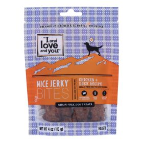 I And Love And You - Dog Treats Jerky - Case Of 6 - 4 Oz (Option: Chicken & Duck)