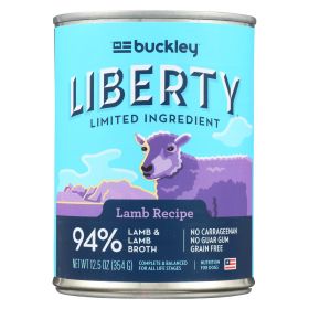 Buckley - Liberty Wet Food - Case Of 12 - 12.5 Oz (Option: Lamb)