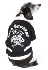 Varsity-Buckled Collared Pet Coat (Size: medium)
