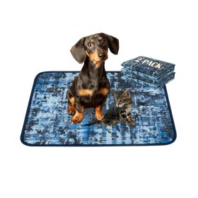 Qeils Washable Pee Pads for Dogs, 2 Pack Reusable Puppy Pads 36"x41" Super Absorbent Leakproof Dog Training Pads, Non-Slip Potty Pads for Floor, Crate (Size: 18"*24"(Pack of 2))