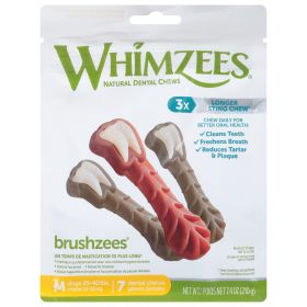 Whimzees - Dental Chew Case Of 4-7.4 Oz (Option: 7 Count, Size: medium)