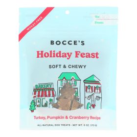 Bocce's Bakery - Dog Treat - Case Of 12-6 Oz (Option: Holiday Feast)