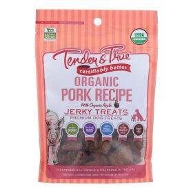 Tender & True - Dog Treats Jerky - Case Of 10-4 Oz (Option: Pork)