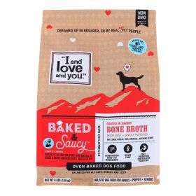 I And Love And You - Dog Food Baked Saucy - Case Of 6 - 4 Lb (Option: Beef)
