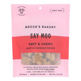 Bocce's Bakery - Dog Trt Soft - Case Of 12-6 Oz (Option: Say Moo)